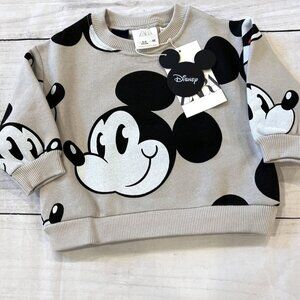 🆕NWT Zara Disney Mickey Mouse Sweatshirt